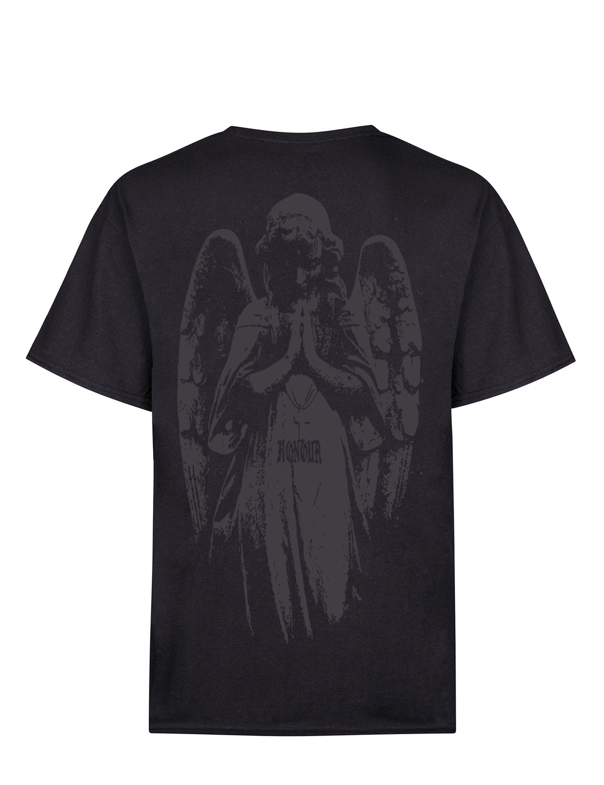 WINGS OF PROTECTION BLACK TEE